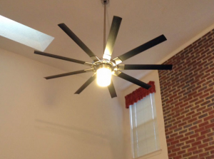 Having An Electrician Install Ceiling Fans And Heavy Light