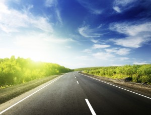 road in mountains