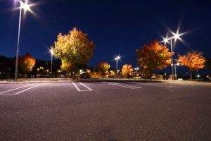effective parking lot lighting