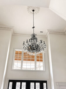 2-story Light Install Using Winch Installed by TriStar Electric in Baltimore County Maryland in Owings Mills